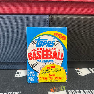 1989 Topps Baseball Individual Wax Pack