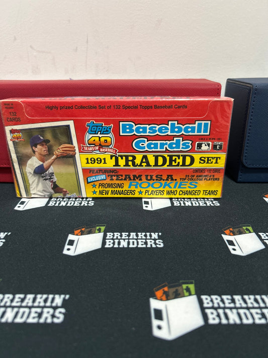 1991 Topps MLB Baseball Traded Factory Sealed Complete Set