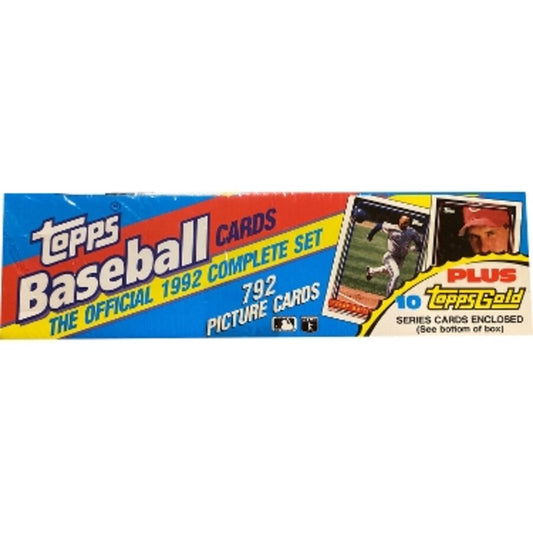 1992 Topps Baseball Complete Set (792) Factory Sealed Plus 10 Topps Gold Cards