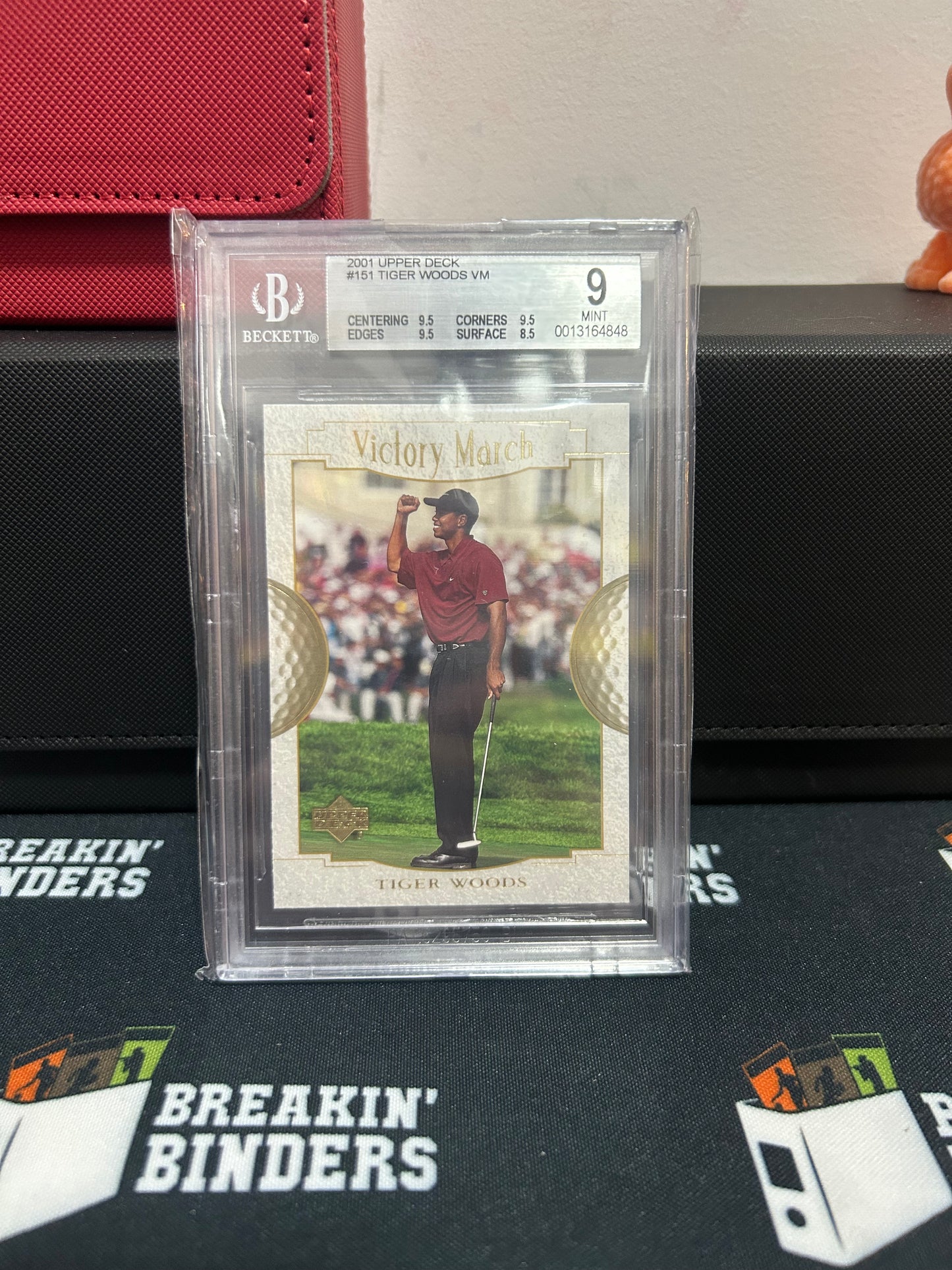 2001 Upper Deck #151 Tiger Woods VM BGS 9.0 #0013164848
