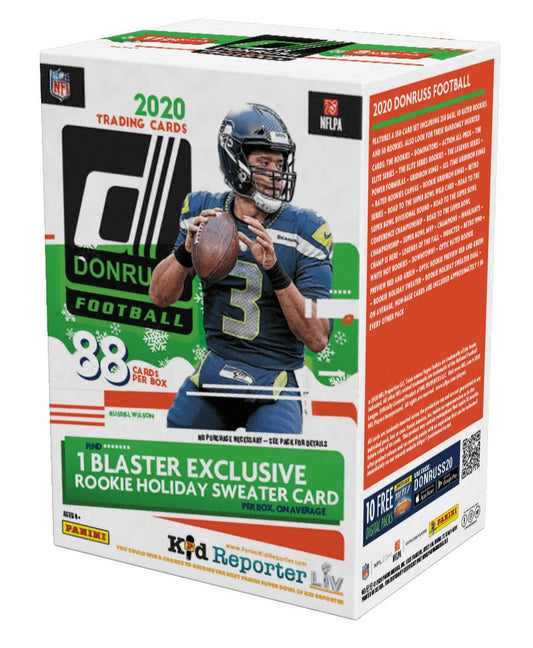 2020 Panini Donruss Holiday Football Blaster Box 1 Optic Preview + 1 Sweater