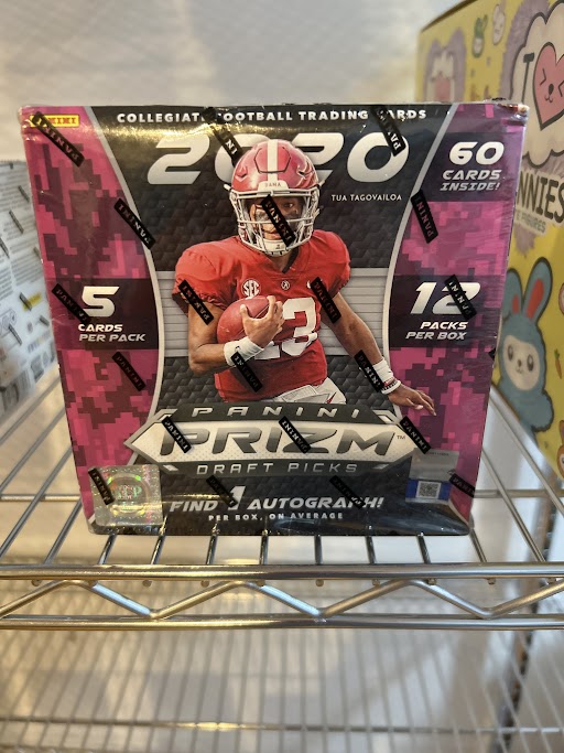 2020 Panini Prizm Draft Picks Collegiate Football Mega Box Sealed