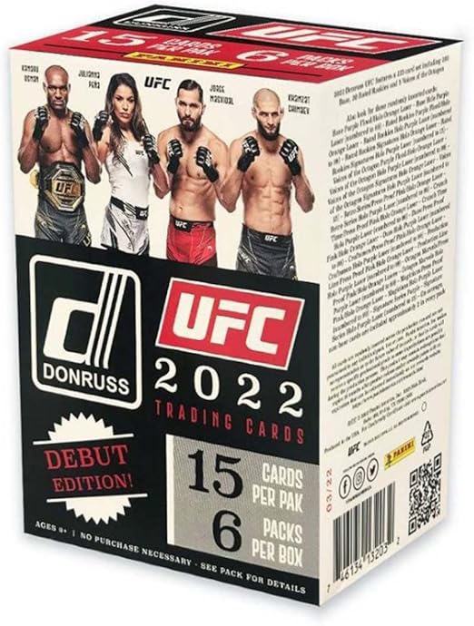 2022 DONRUSS UFC DEBUT EDITION FACTORY SEALED BLASTER BOX
