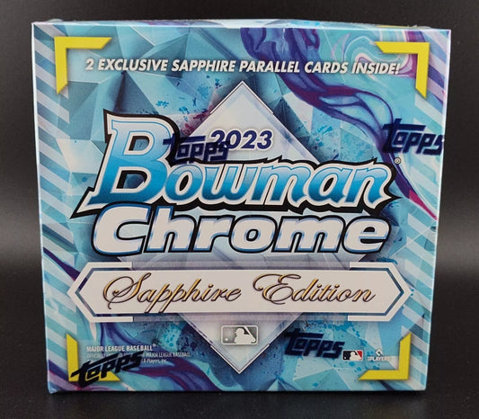 2023 Bowman Chrome Sapphire Edition Baseball Hobby Box Factory Sealed