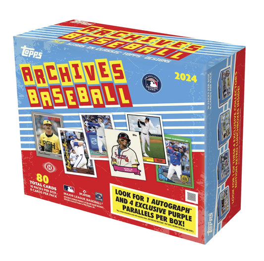 2024 Topps Archives Baseball Collector’s Hobby Box