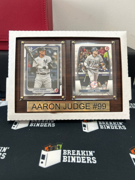 Aaron Judge New York Yankees Two-Card 6x8 Plaque