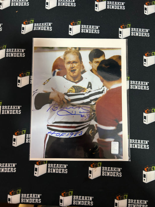 Bobby Hull Chicago Blackhawks HOF 1983 Autographed 8x10 Photo