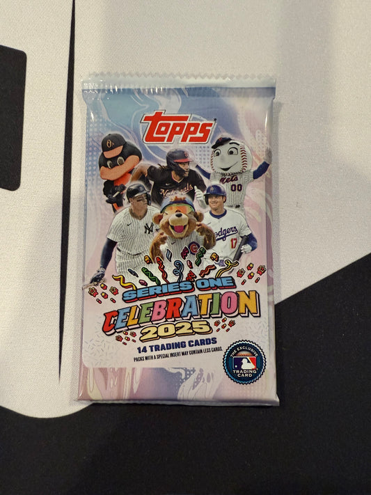 2025 Topps Series 1 Baseball Celebration Mega *Individual Pack*