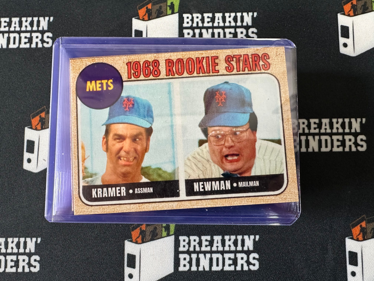 Seinfeld Parody 1968 Rookie Stars Card: Kramer and Newman