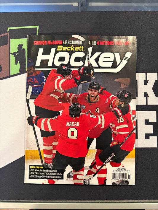 Beckett Hockey Magazine April 2025 Connor McDavid Cover
