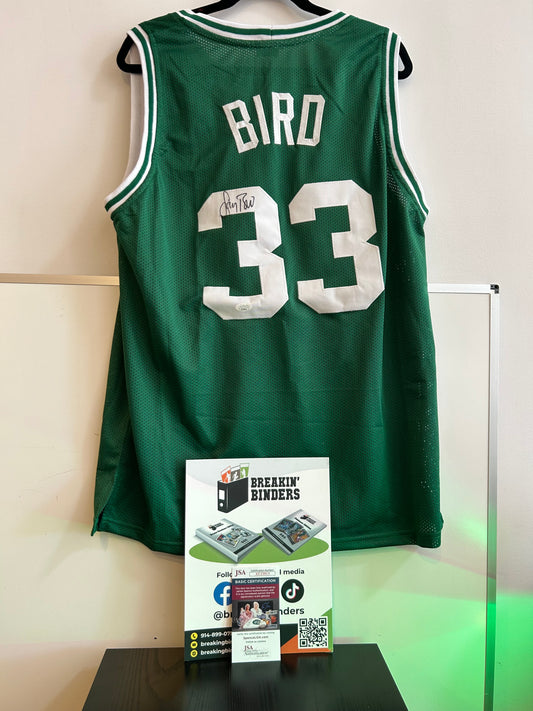 Larry Bird Boston Celtics Autographed Jersey JSA Certified