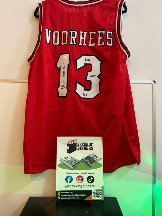 Jason Voorhees Autographed Friday the 13th Jersey JSA Certified - Signed by Ari Lehman