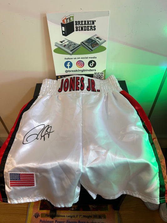 Roy Jones Junior Autographed Boxing Trunks USA Beckett Certified