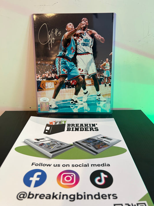 Juwan Howard All-Star Game Signed 8x10 Photo JSA Certified
