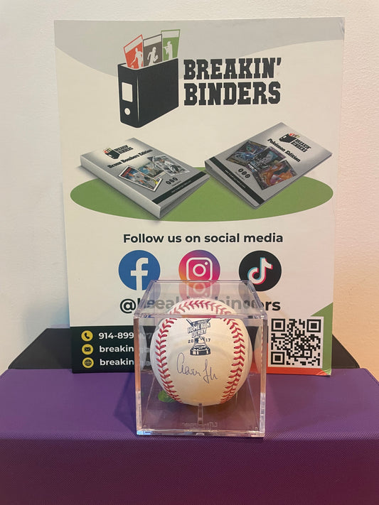 Aaron Judge Autographed Home Run Derby Baseball