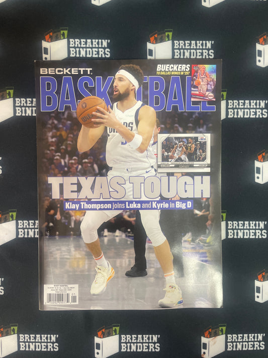 Beckett Basketball January 2025 Klay Thompson Cover