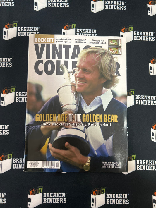 Beckett Vintage Collector Feb/Mar 2025 Jack Nicklaus cover