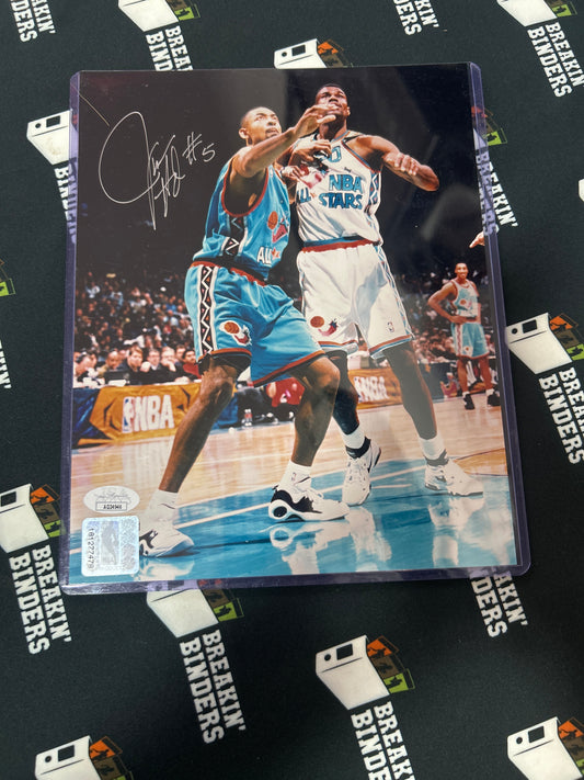 Juwan Howard NBA All-Star Game Signed Photo JSA Certified