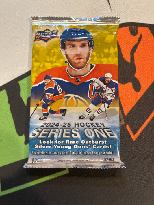 2024-25 Upper Deck Series 1 Hockey Blaster *Individual Pack*