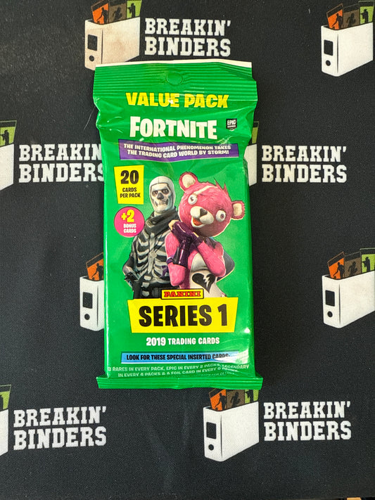 2019 Panini Fortnite Series 1 Sealed Value Fat Pack