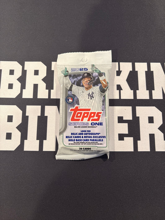 2025 Topps Series 1 Baseball Jumbo Value Pack (36 cards)