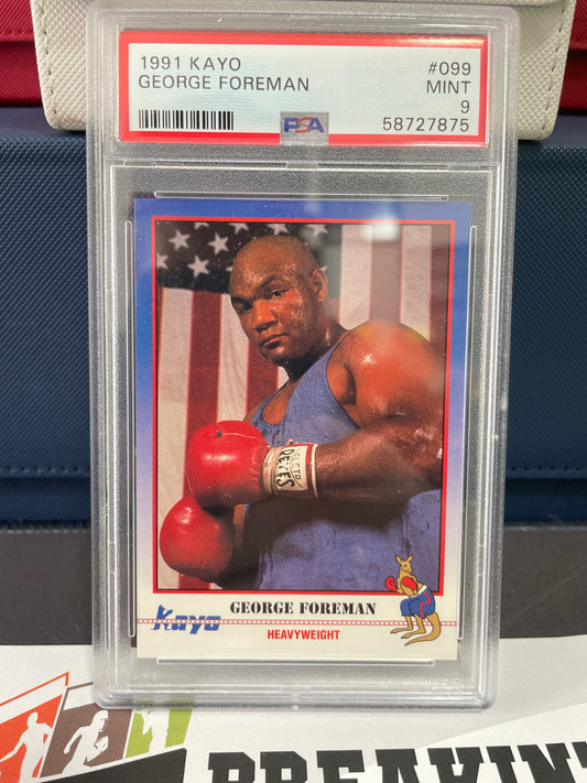 1991 George Foreman Kayo Boxing #090 PSA 9 MINT