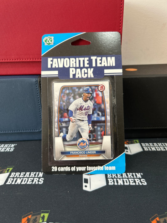 25 Card All-Star Favorite Team Pack: New York Mets