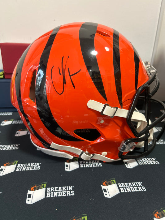 Chad Johnson Ocho Cinco Cincinnati Bengals Autographed Helmet JSA Certified