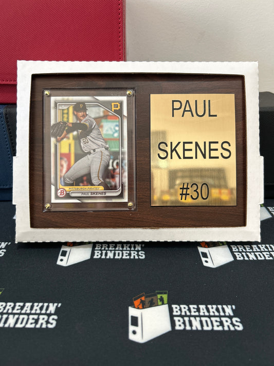Paul Skenes Pittsburgh Pirates One-Card 6x8 Plaque