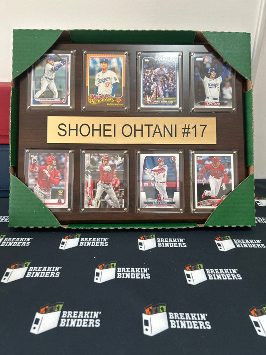 Shohei Ohtani Eight-Card 12x15 Plaque