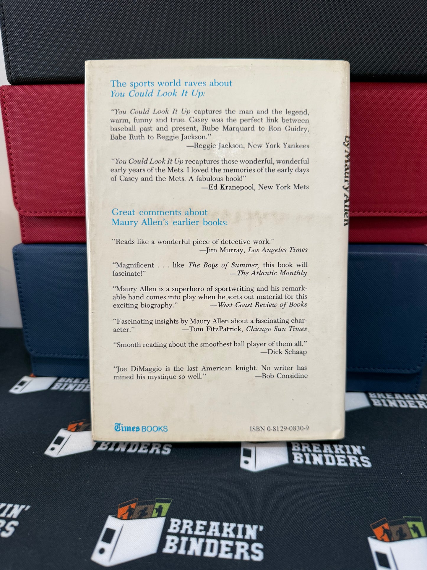 You Could Look It Up: The Life of Casey Stengel By Maury Allen