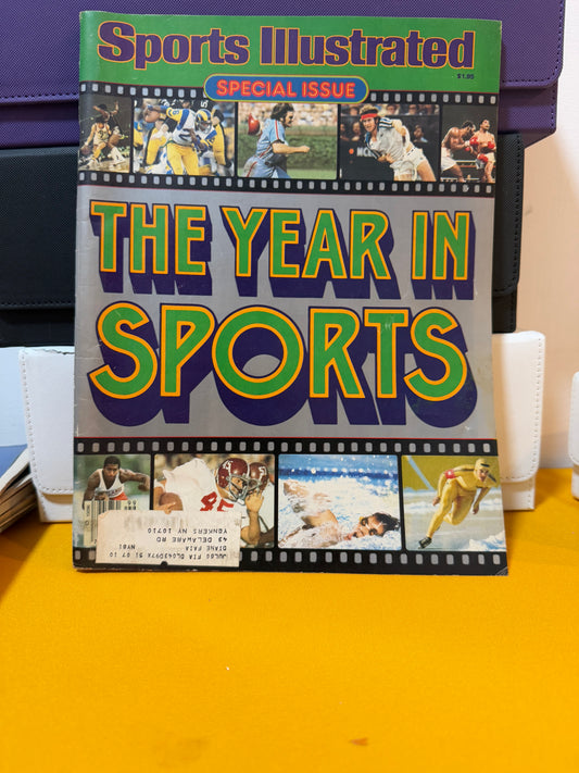 1980 Sports Illustrated Special Issue: The Year In Sports (w/address label)