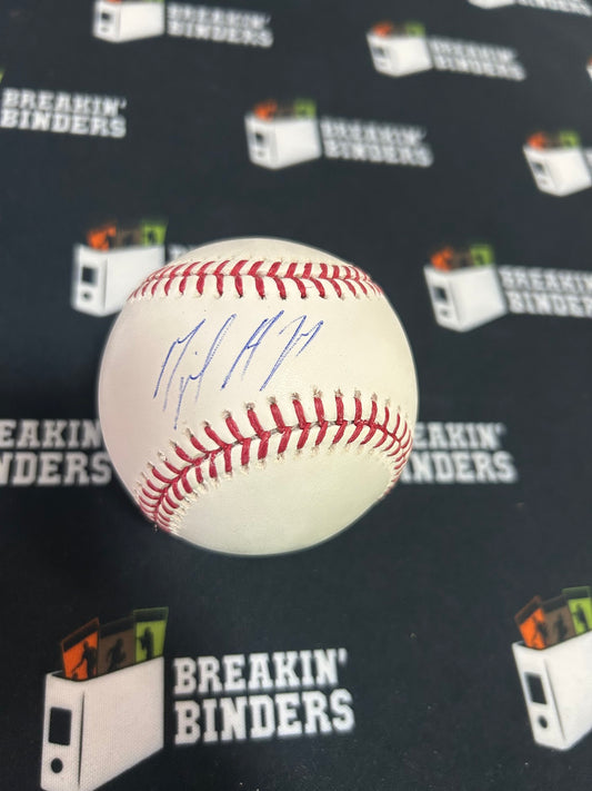 Miguel Andujar Autographed Baseball Steiner Authenticated