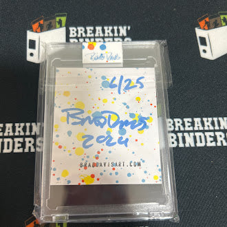 Brad Davis Art: Babe Ruth 1948 Card Art 6/25