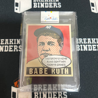 Brad Davis Art: Babe Ruth 1948 Card Art 6/25