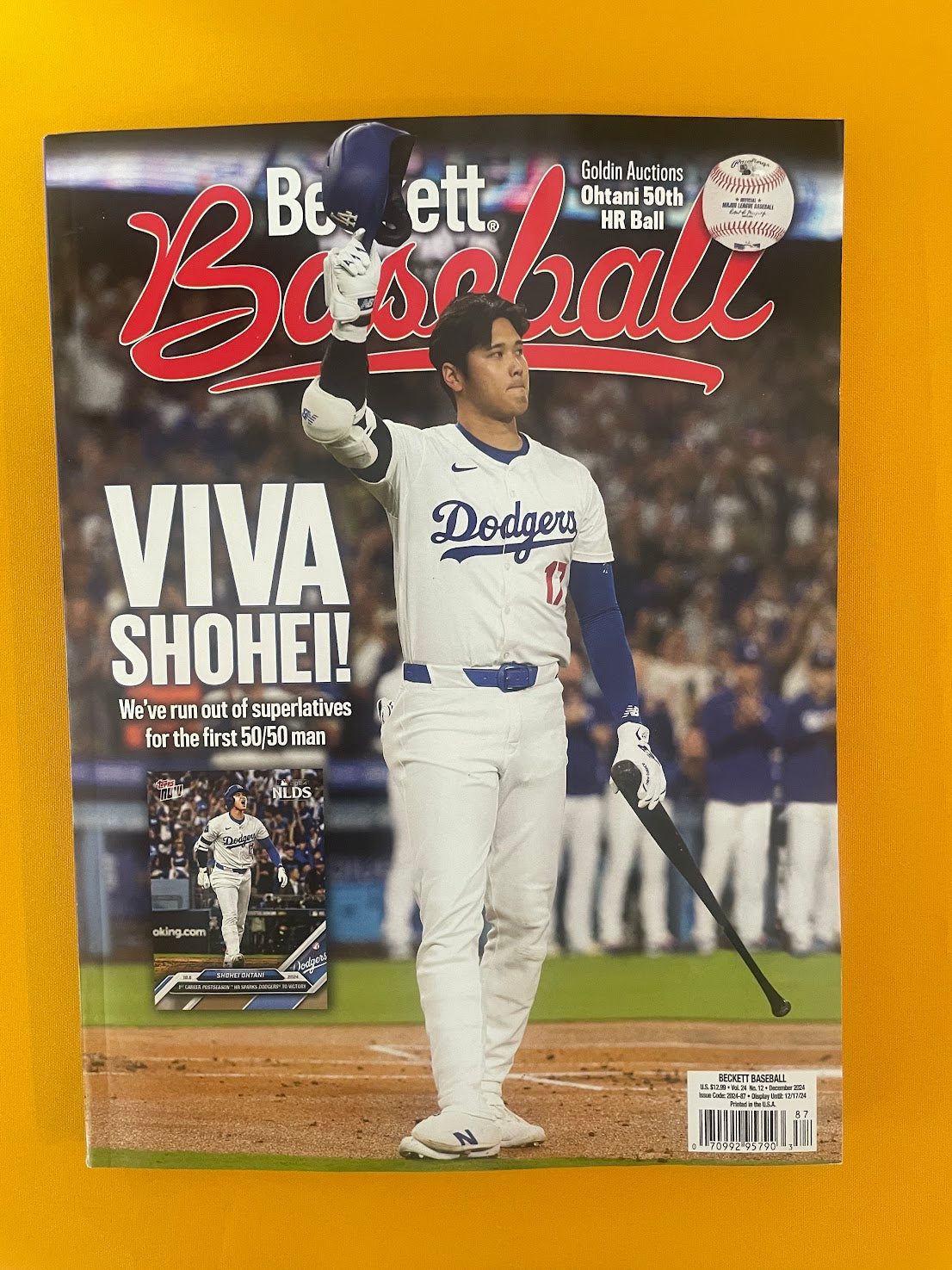 Beckett Baseball December 2024 Shohei Ohtani Cover