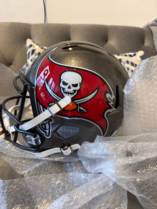 Brad Johnson Tampa Bay Bucs autographed helmet