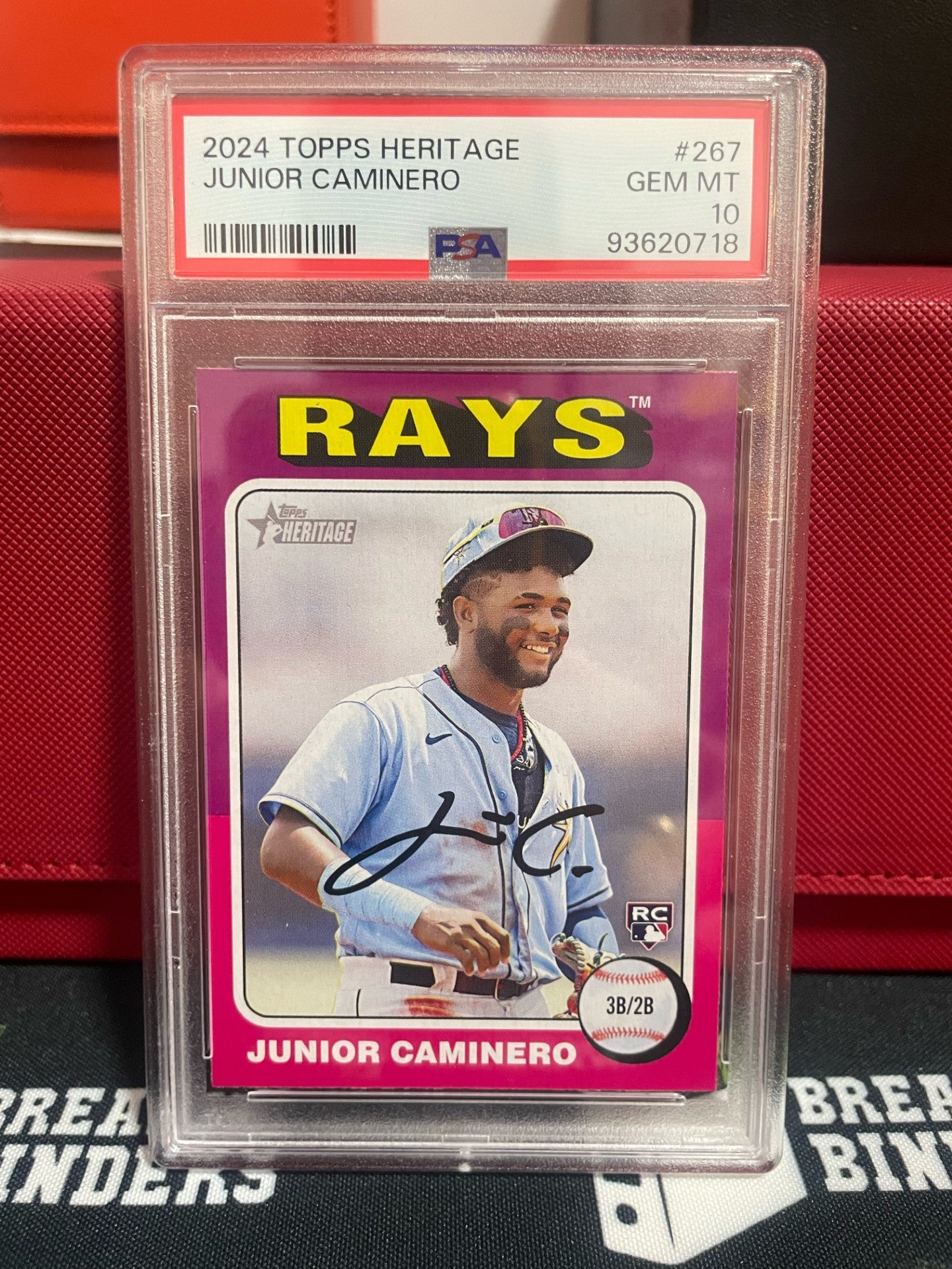 2024 Topps Heritage Junior Caminero #267 PSA 10 GEM MT PSA #93620718