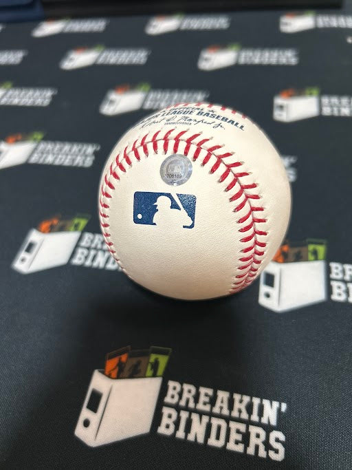 Derek Fisher Futures Game Autographed Baseball MLB Authenticated