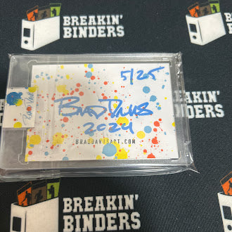 Brad Davis Art: Derek Jeter 1955 “Throwbacks” Card Art 5/25