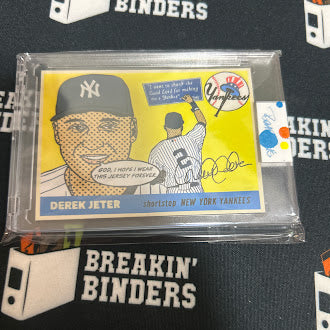 Brad Davis Art: Derek Jeter 1955 “Throwbacks” Card Art 5/25