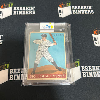 Brad Davis Art: Lou Gehrig 1933 “Holy Grails” Series Card Art 6/10