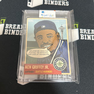 Brad Davis Art: Ken Griffey Jr. 1953 “Throwbacks” Card Art 16/25