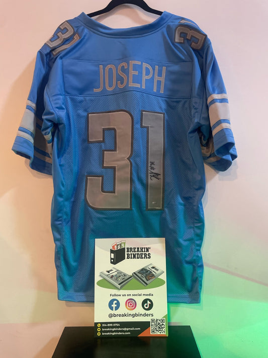 Kerby Joseph Detroit Lions Autographed Jersey