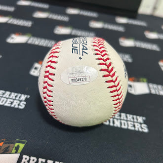Livan Hernandez 1997 World Series MVP Autographed Baseball  JSA Authenticated
