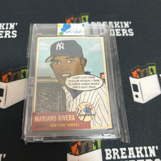 Brad Davis Art: Mariano Rivera 1953 “Throwbacks” Card Art 5/25