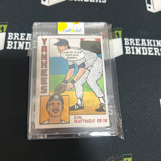 Brad Davis Art: Don Mattingly 1984 Card Art 19/25