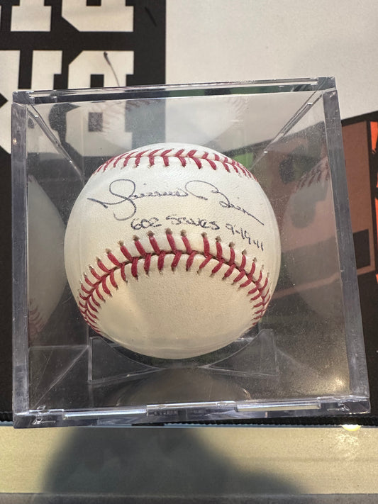Mariano Rivera New York Yankees “602 Saves 9-19-11” Signed Baseball JSA Certified