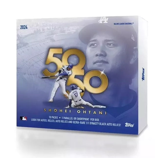 2024 Topps 50/50 Shohei Ohtani Hobby Box Sealed