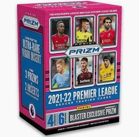2021/22 Panini Prizm Premier League Soccer Fanatics Blaster Box